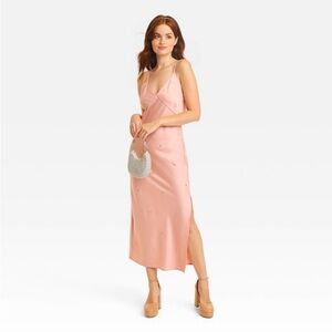 NWT A New Day Pink Slip Dress